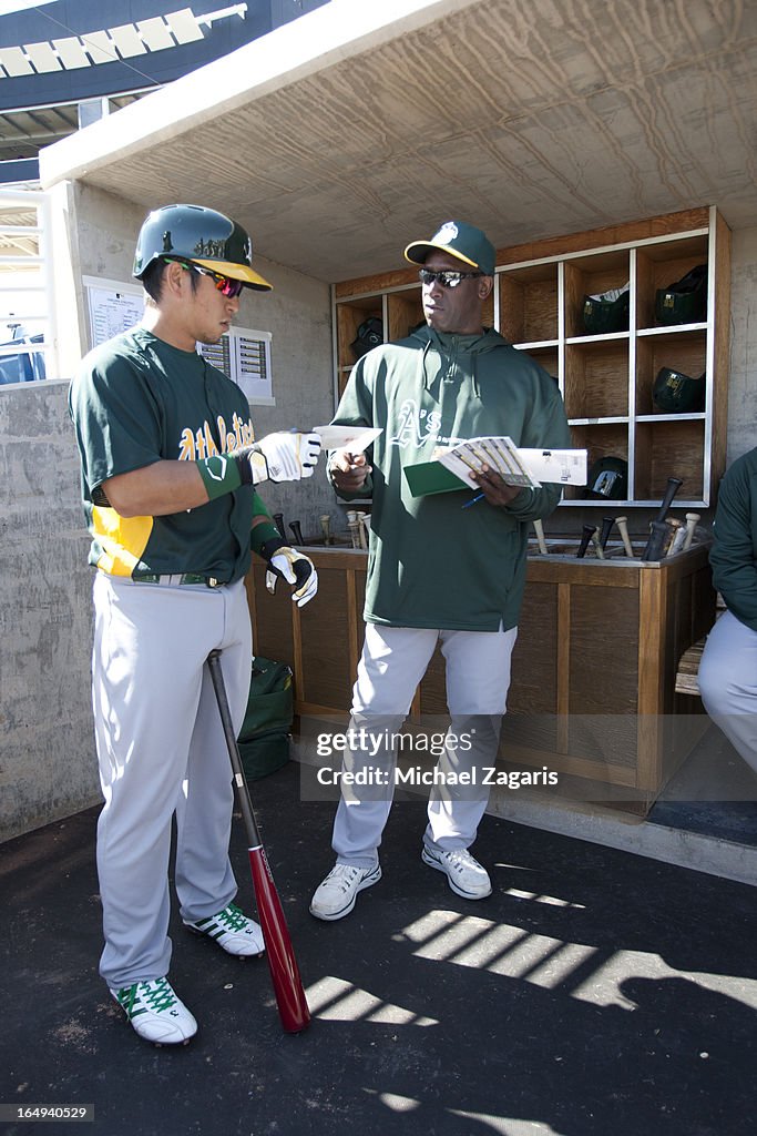 Oakland Athletics v Milwaukee Brewers