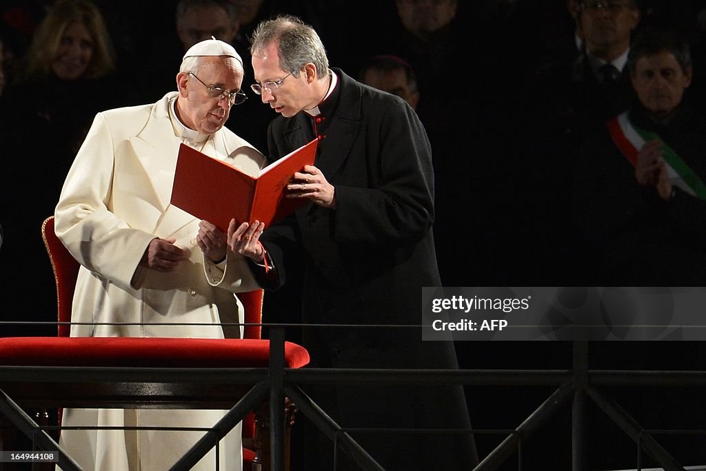 ITALY-VATICAN-POPE-EASTER-WAY OF THE CROSS