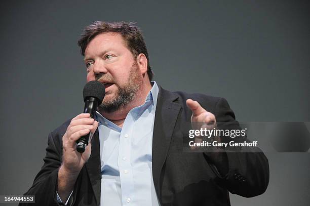 Film producer Tim Kirk attends Meet the Filmmakers at the Apple Store Soho on March 29, 2013 in New York City.