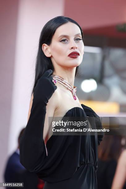 Milena Smit attends the opening red carpet at the 80th Venice International Film Festival on August 30, 2023 in Venice, Italy.