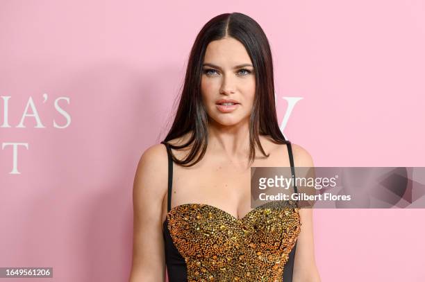 Adriana Lima on the red carpet at the Victoria's Secret World Tour 2023 event at The Manhattan Center on September 6, 2023 in New York, New York.