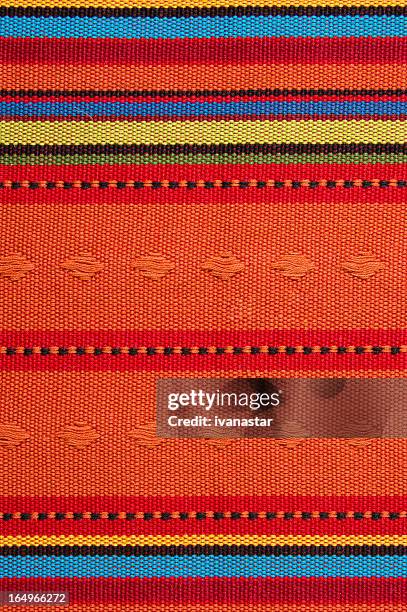 布地の背景にラテンアメリカとメキシコのカラーパターン - mexican background ストックフォトと画像