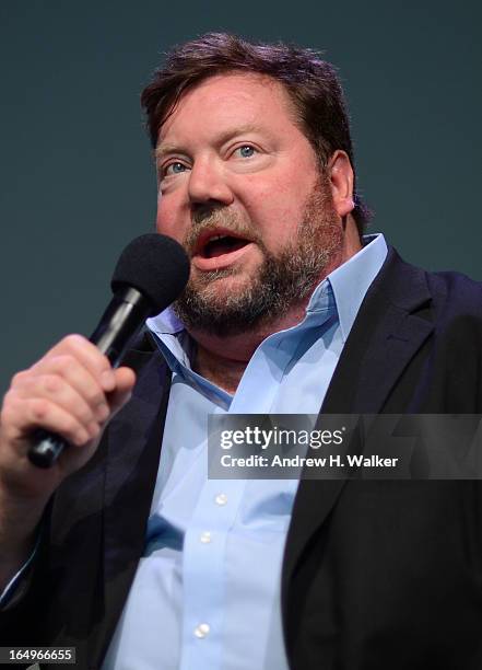 Film producer Tim Kirk attends Meet the Filmmakers at the Apple Store Soho on March 29, 2013 in New York City.
