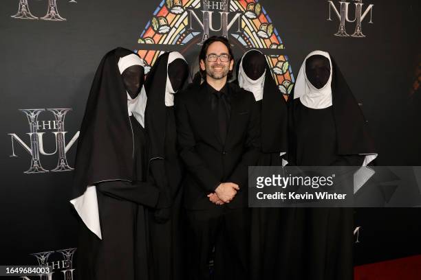 Michael Chaves attends a Special Event Screening for Warner Bros. "The Nun II" at Regal LA Live on August 30, 2023 in Los Angeles, California.