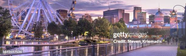 old port of montreal - old montreal district - old montreal stock pictures, royalty-free photos & images