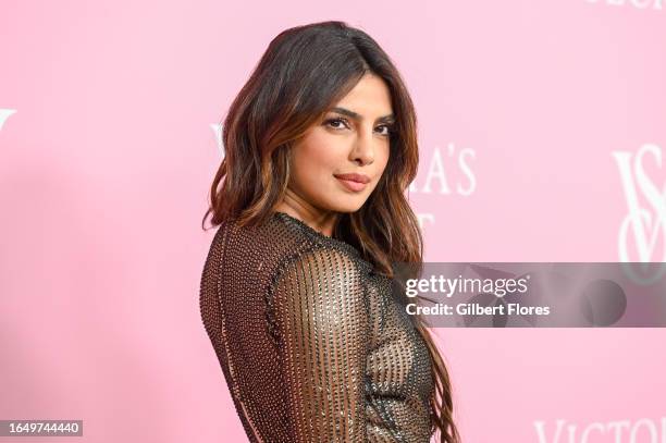 Priyanka Chopra on the red carpet at the Victoria's Secret World Tour 2023 event at The Manhattan Center on September 6, 2023 in New York, New York.