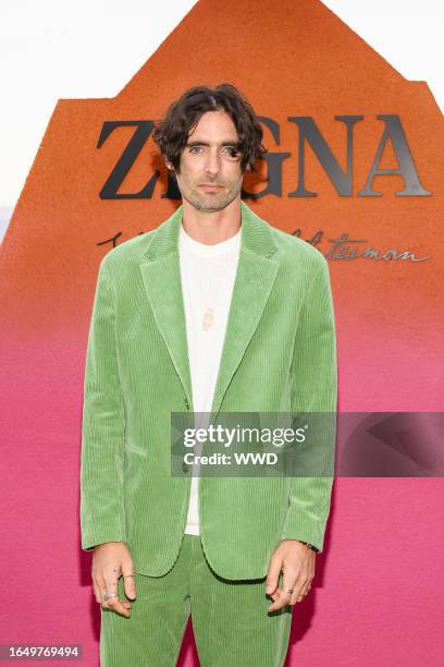 Tyson Ritter at the ZEGNA x The Elder Statesman party on September 6, 2023 in Los Angeles, California