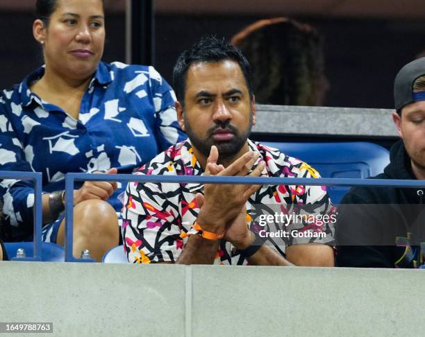 Kal Penn is seen at the 2023 US Open Tennis Tournament on August 30, 2023 in New York City.