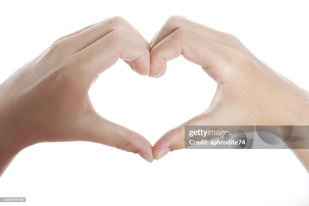 Símbolo do Coração com as Mãos