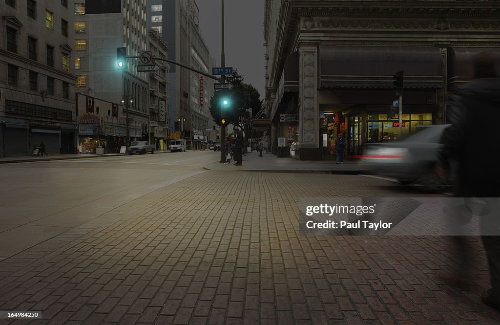 Intersection at Dusk
