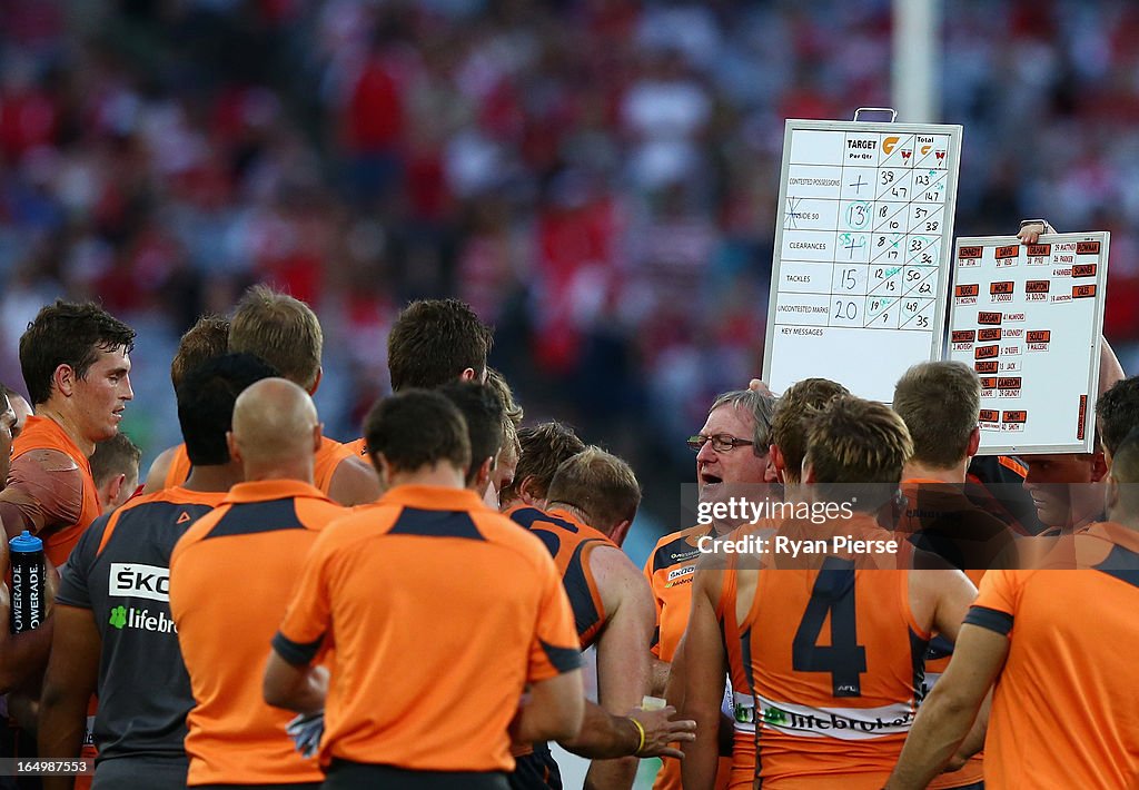 AFL Rd 1 - GWS v Sydney Swans