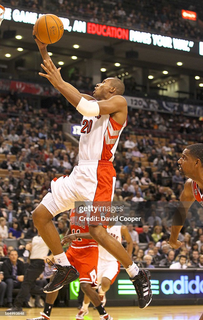 Oct 20 2010- Toronto Raptors shooting guard Leandro Barbosa (20) goes to the hoop during the first h