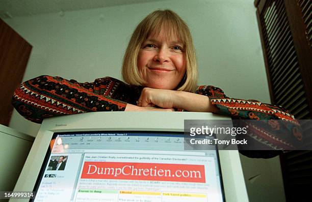 Judy Cornwell is responsible for the DumpChretien website.