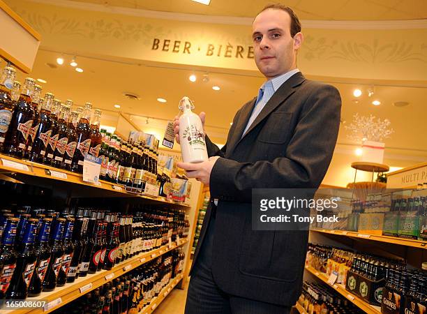 Dec28, 2009 - David Cacciottolo, the Beer Category manager for the LCBO, in the LCBO store at Bayview Village.