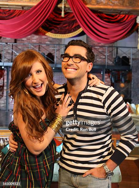 Levy an Cruickshank RB06 08 01 07 Dan Levy and Jessi Cruickshank hosts of Hills and Laguna Aftershows on set at MTV