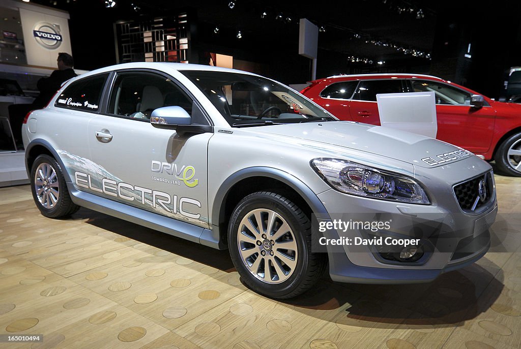 Jan 11 2011- NAIAS 2011 Detroit- Volvo 2011 C30 DRIVe Electric Car during the second media day at Th