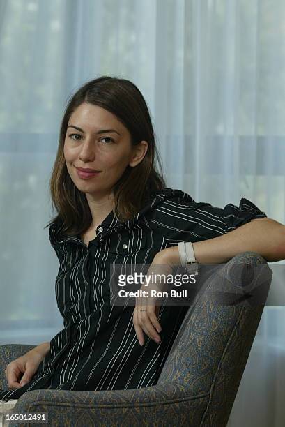 Director Sofia Coppola, daughter of Francis Ford Coppola poses during a photo call to present her movie "Lost in Translation" at the Toronto Film...