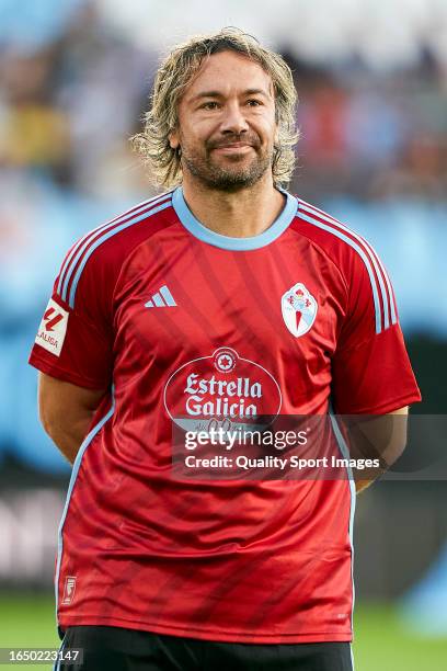 Diego Lugano of All Stars Internacional looks on prior to the match between Lendas Celestes and All Stars Internacional, match belonging to the...