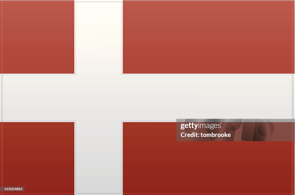 Drapeau Danemark (vecteur