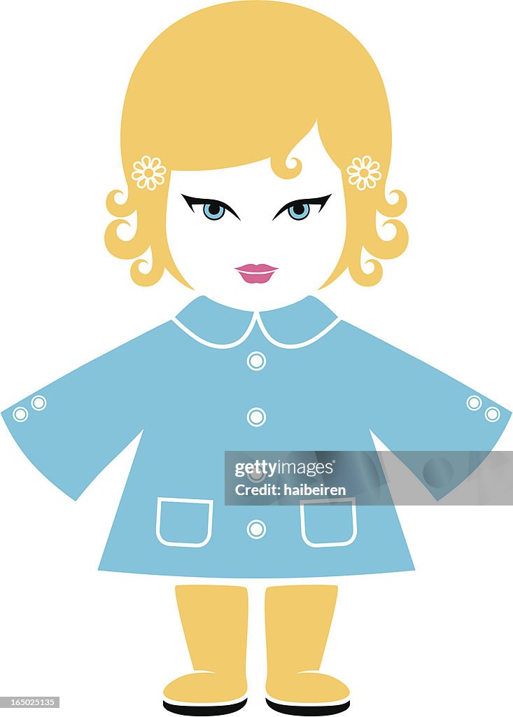 ブロンド白人人形