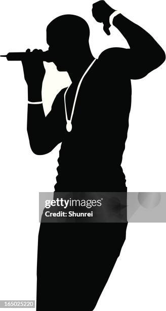 Hip Hop Rapper Solte Hip Hop Rapper Silhouette