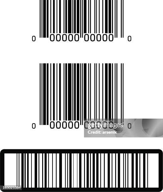 stockillustraties, clipart, cartoons en iconen met upc and barcodes - streepjescode