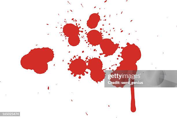 blood splatter-vector - blood stock illustrations