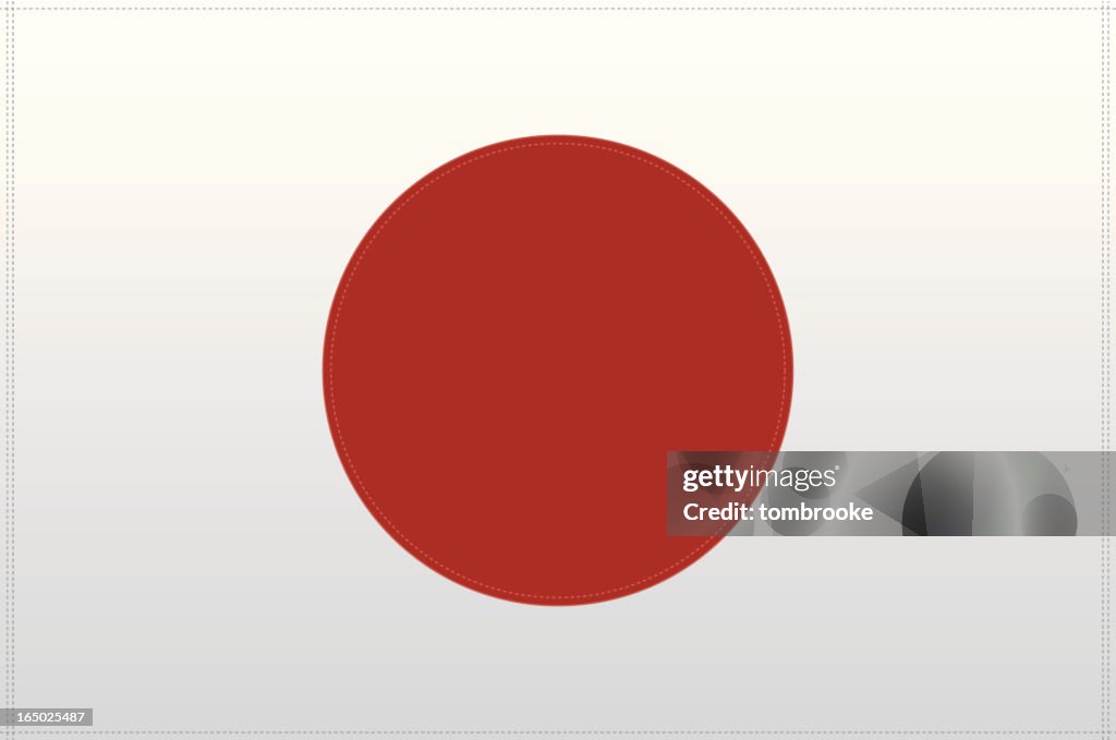 Japan Flag (Vector)