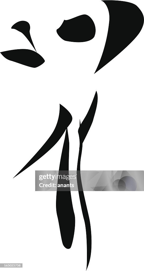 Vector - Japanese Kanji HANA(flower)