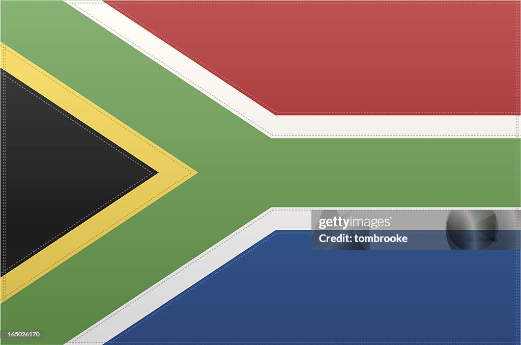 South Africa Flag (Vector)