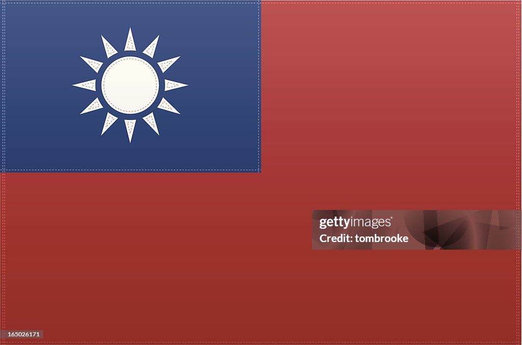 Taiwan Flag (Vector)