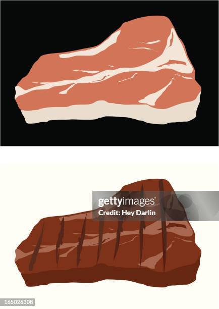 illustrations, cliparts, dessins animés et icônes de steak - côte de boeuf