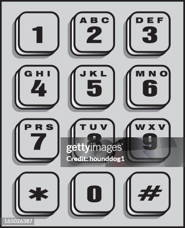 Keypad High-Res Vector Graphic - Getty Images