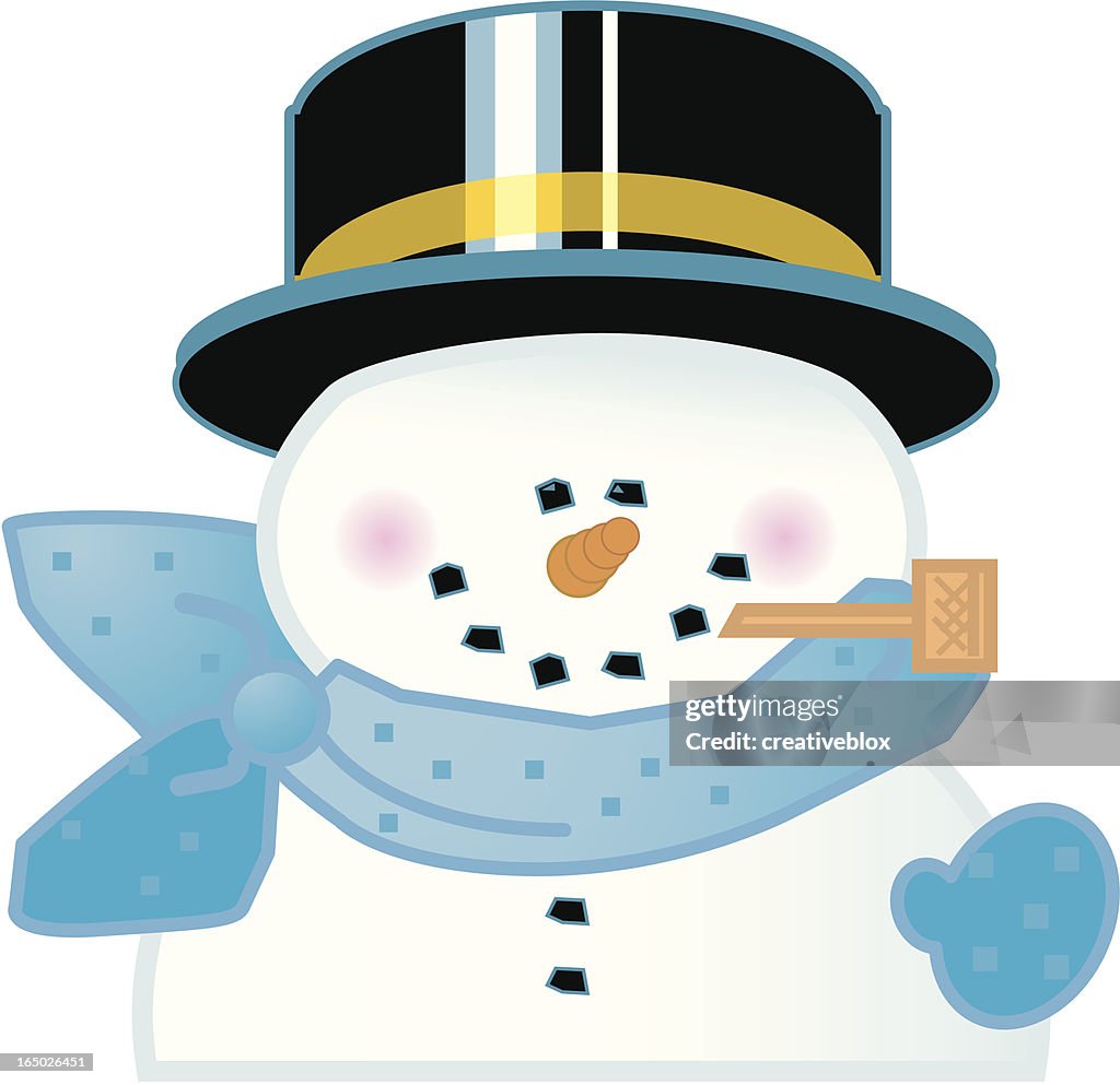 Snowman (jpg & vector)