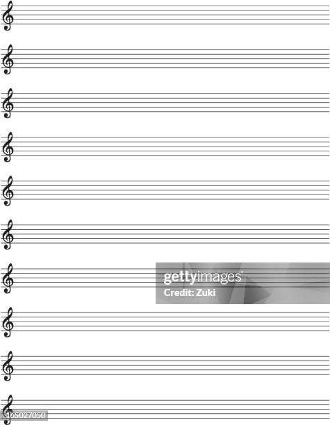 ilustraciones, imágenes clip art, dibujos animados e iconos de stock de clef (agudos - pentagrama