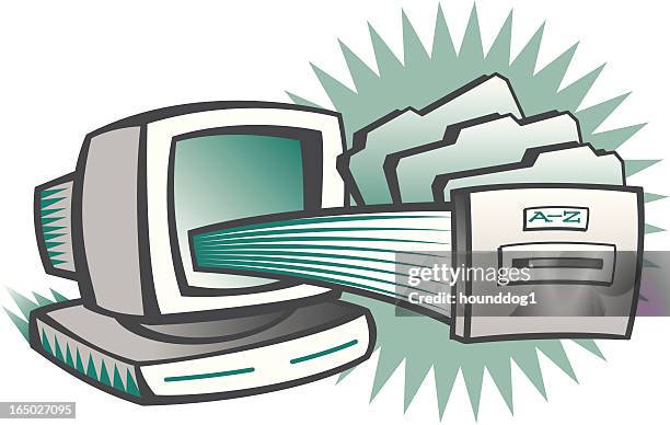 84 Office Filing System High Res Illustrations - Getty Images