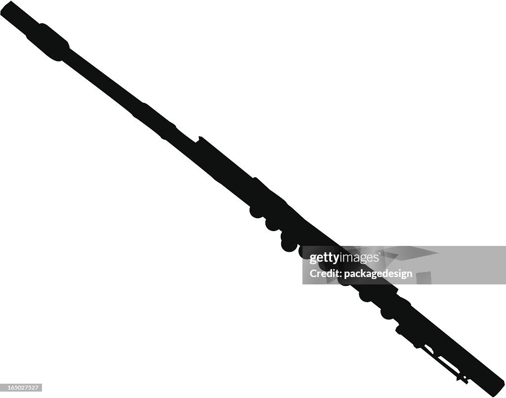 Flute Silhouette
