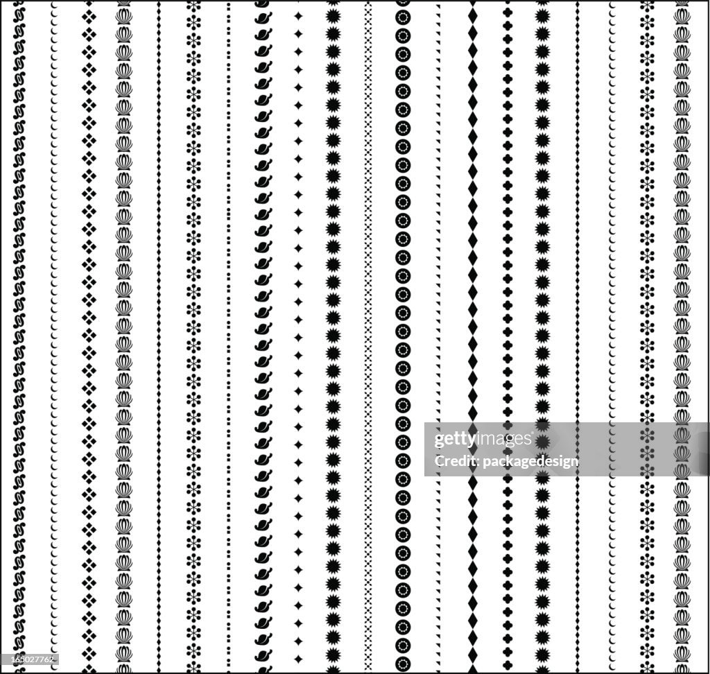 Pattern Threads B&W