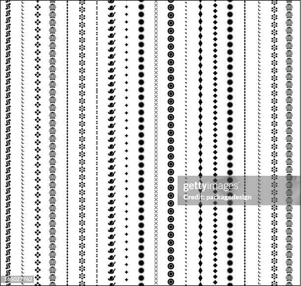 pattern threads b&w - wall covering pattern stock illustrations