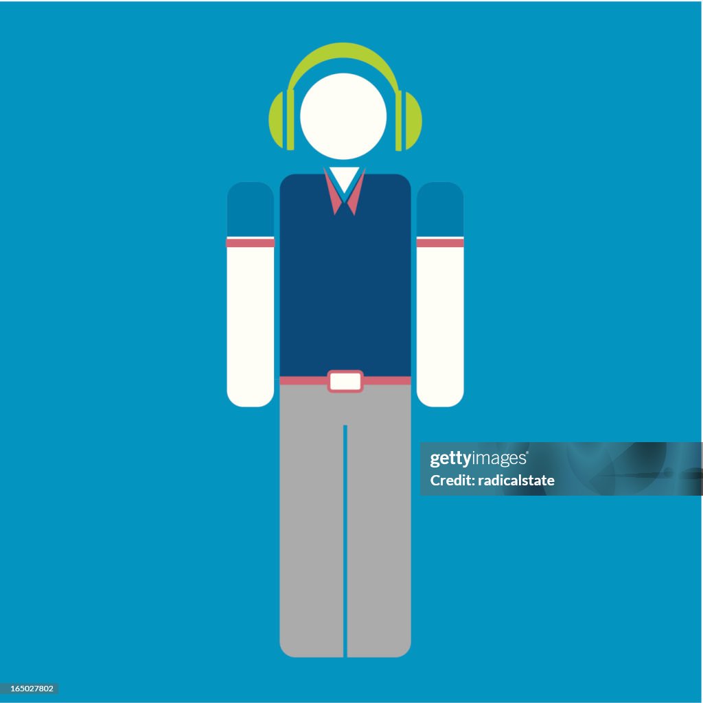 Abstract Rave DJ