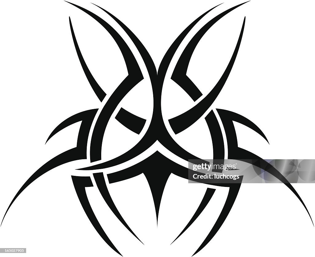 Tribal scarab