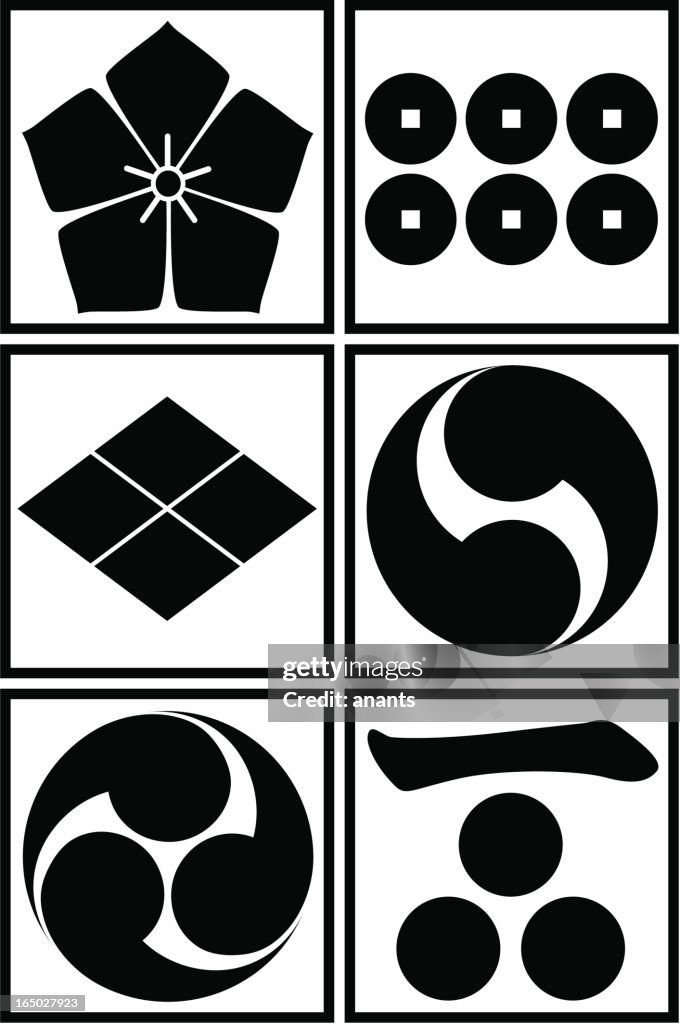 Japanes Pattern Decow Code Vector Japanese Traditional Pattern Set High-Res Vector Graphic - Getty ...
