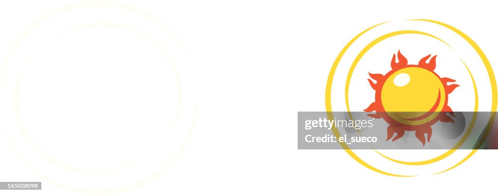 Bright vector sun element