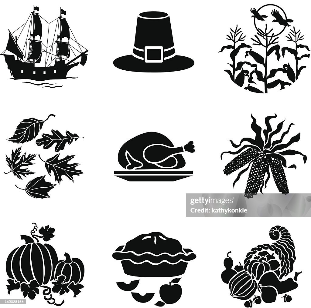 Thanksgiving icons
