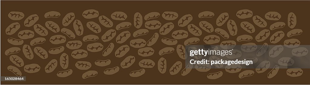 Coffee Bean Pattern Vector