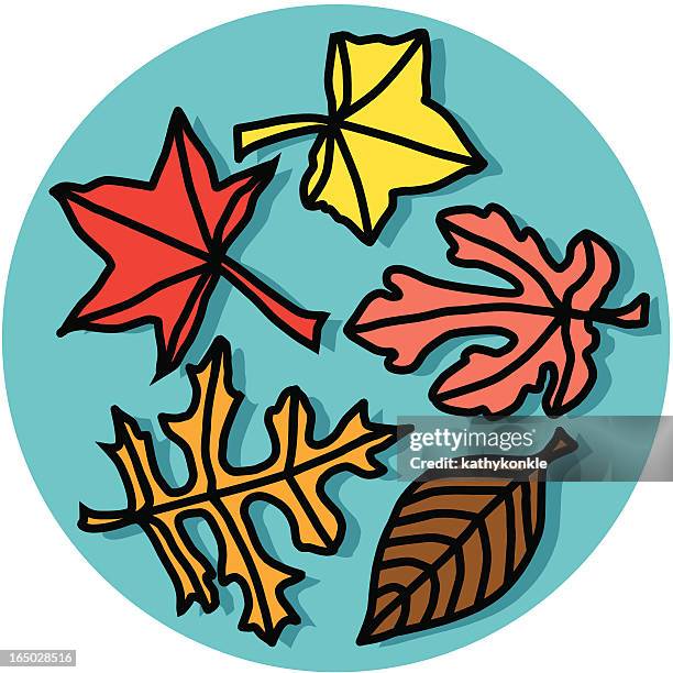 bildbanksillustrationer, clip art samt tecknat material och ikoner med autumn leaves 02 icon - sykomorlönn