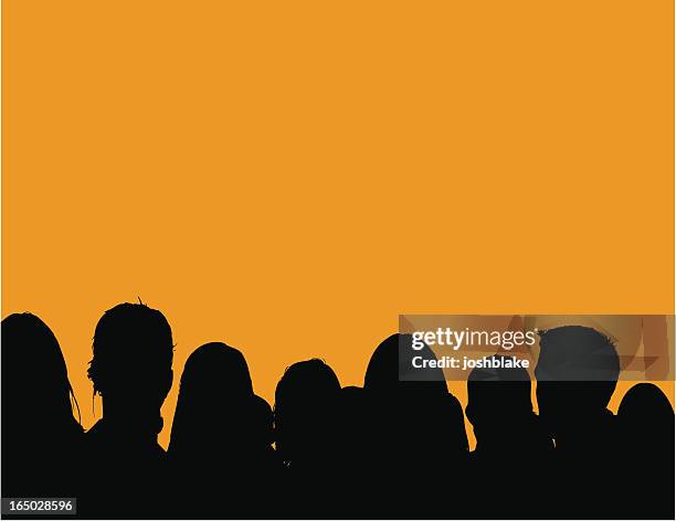 audience - broadway play stock illustrations
