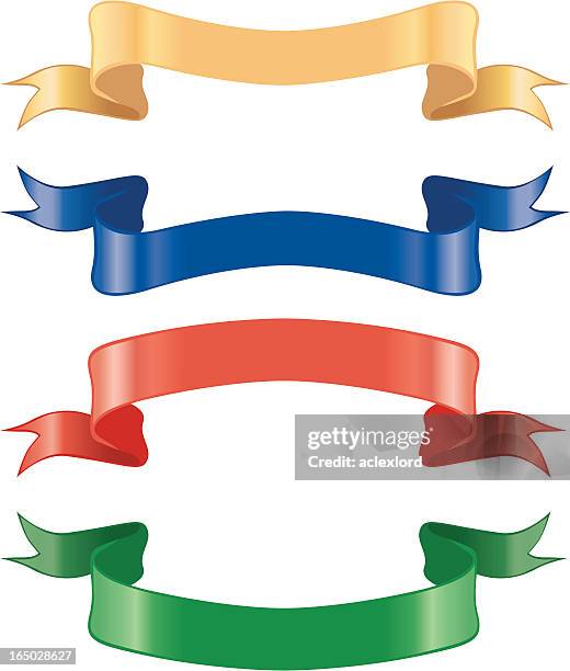 3 Ribbions Ribbons High-Res Vector Graphic - Getty Images
