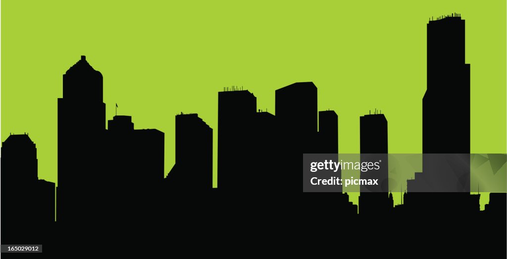 City skyline (vector)