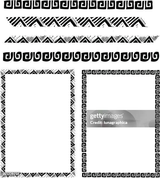 bildbanksillustrationer, clip art samt tecknat material och ikoner med southwest border pack - latinamerikansk kultur